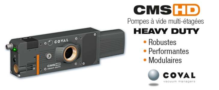 Pompes à vide multi-étagées Heavy Duty, série CMS HD